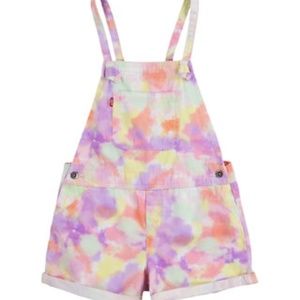 NEW Levi's | Girl's Tie Dye Overalls size 6x